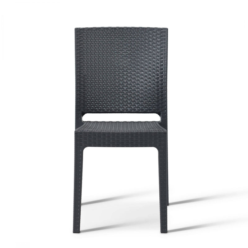 Canterbury Outdoor Rattan Stacking Side Chair