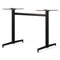 Malaga Twin Pedestal Black Outdoor Table Base