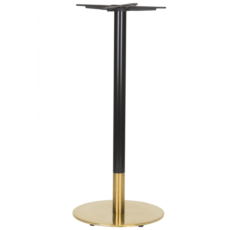 Aristotle Round Vintage Brass Table Base - Small
