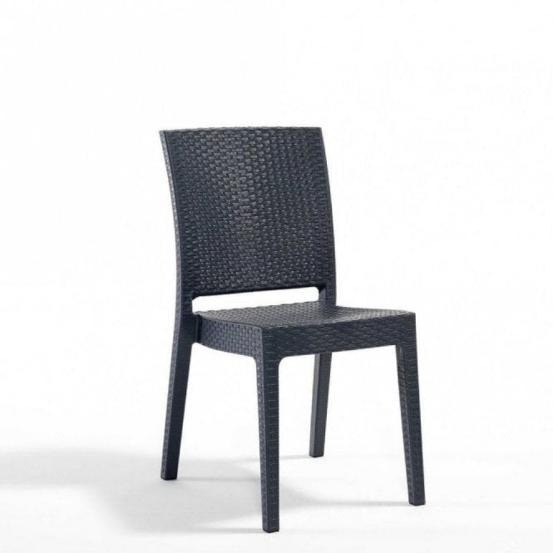 Canterbury Outdoor Rattan Stacking Side Chair