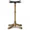 Gold Bistro Ornate Four Leg Cast Iron Table Base