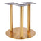 Zeus Round Brass Table Base - XXL Large