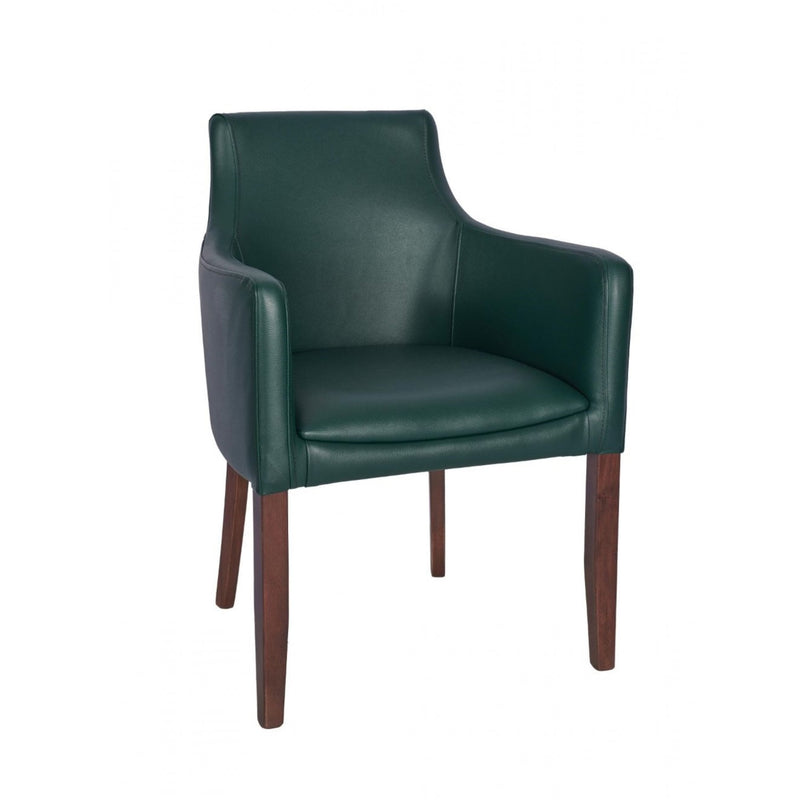 Repton Upholstered Faux Leather Armchair