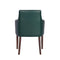 Repton Upholstered Faux Leather Armchair