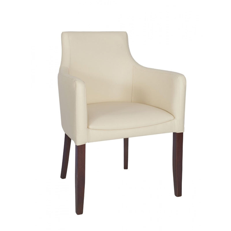 Repton Upholstered Faux Leather Armchair