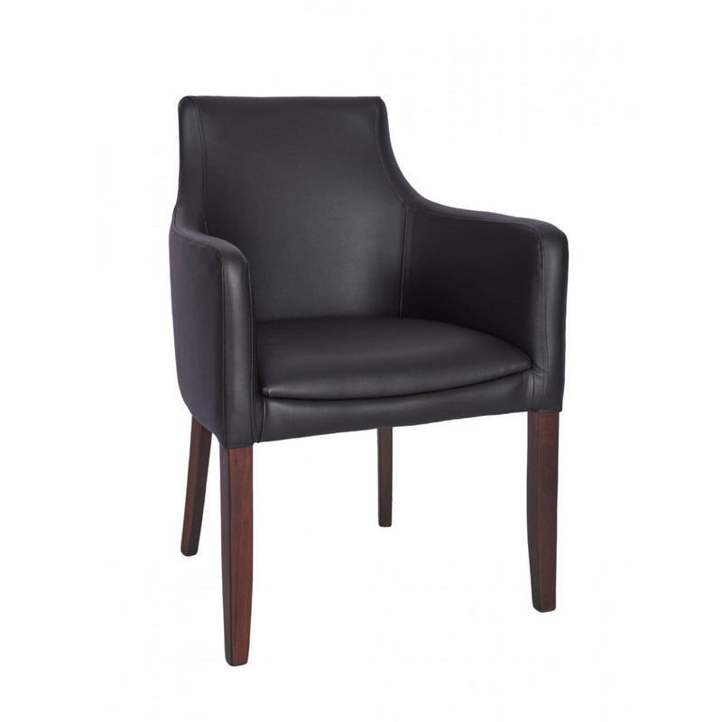 Repton Upholstered Faux Leather Armchair