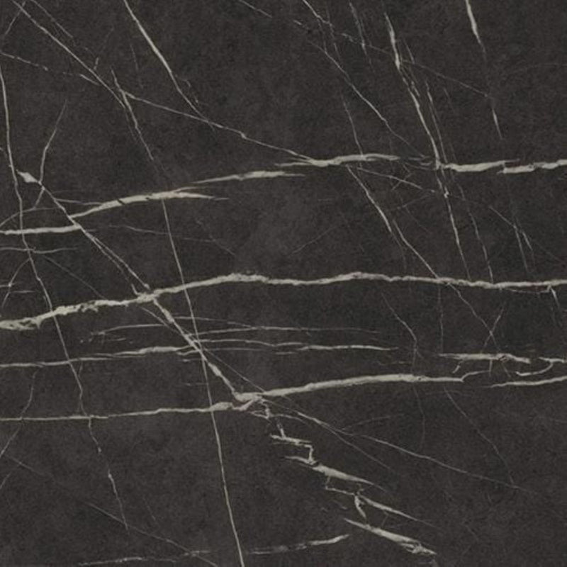 Black Pietra Marble Laminate Restaurant Table Top - 25mm