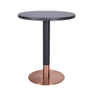 Black Pietra Marble Laminate Restaurant Table Top - 25mm