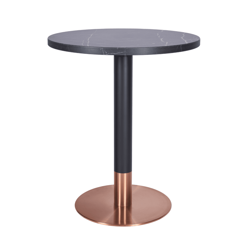 Black Pietra Marble Laminate Restaurant Table Top - 25mm