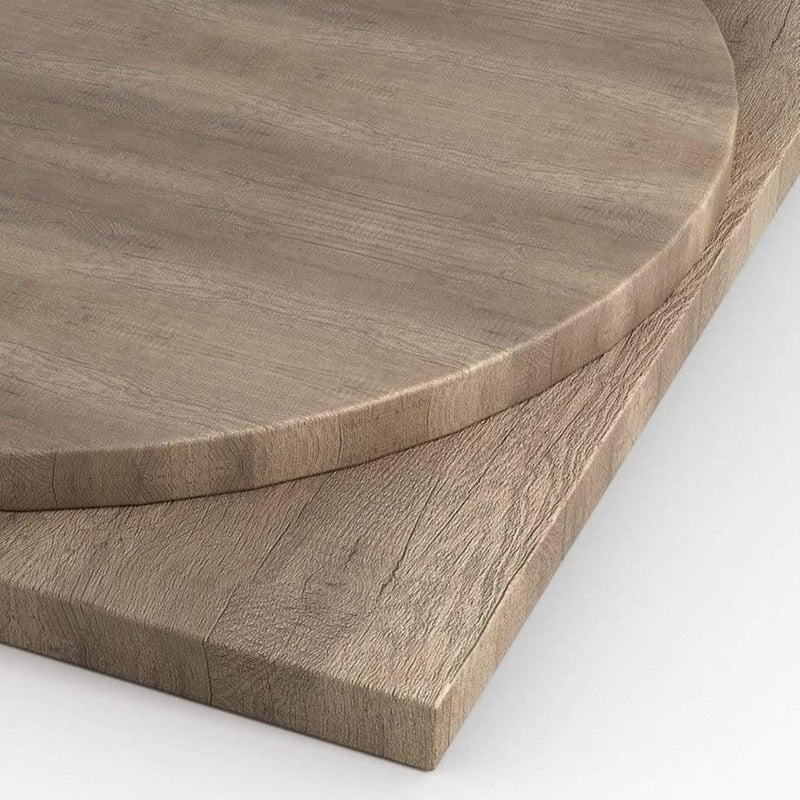Grey Nebraska Oak Restaurant Table Top - 25mm