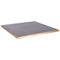 Cupria Slate Vintage Brass Edge Laminate Restaurant Table Top - 25mm