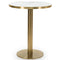 Cava Round Champagne Gold Table Base - Medium