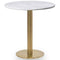 Cava Round Champagne Gold Table Base - Medium