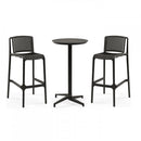 Blink Polypropylene Outdoor Bar Stool