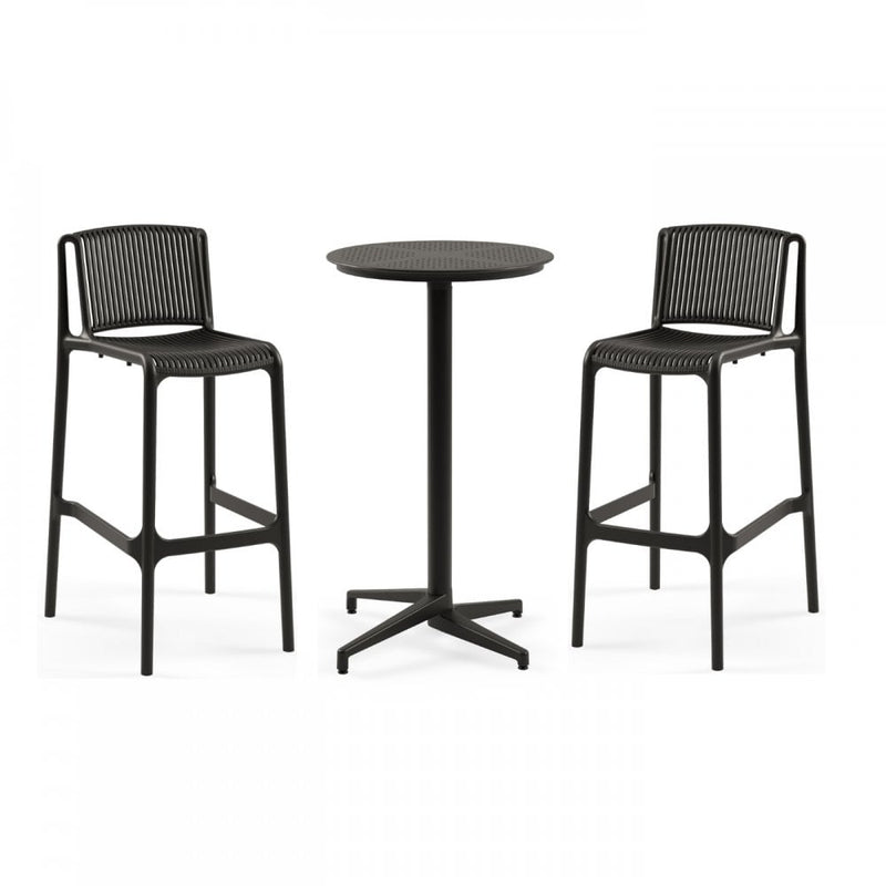 Blink Polypropylene Outdoor Bar Stool