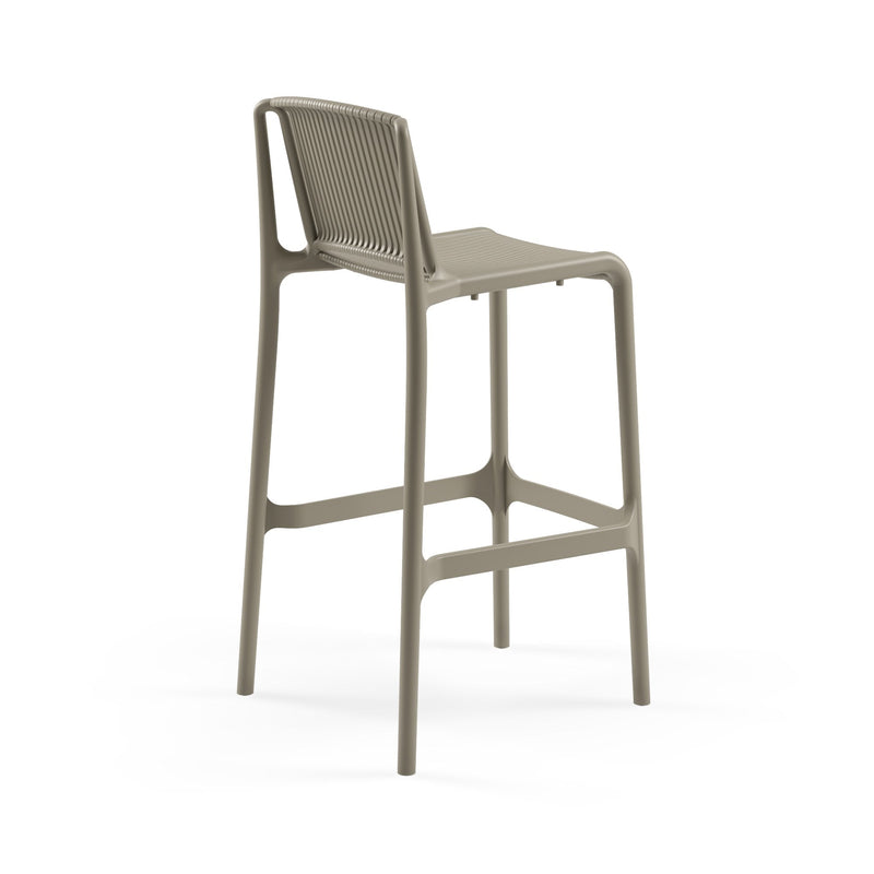 Blink Polypropylene Outdoor Bar Stool