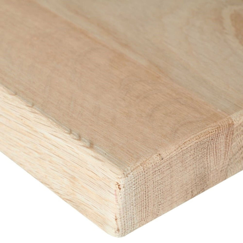 Raw Solid Oak Restaurant Table Top - 32mm