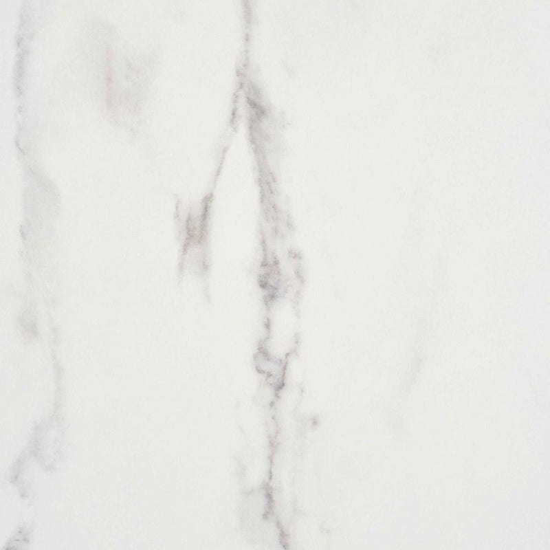 White Crystal Marble Laminate Restaurant Table Top - 25mm