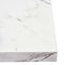 White Crystal Marble Laminate Restaurant Table Top - 25mm