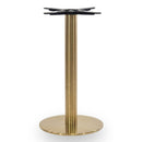 Cava Round Champagne Gold Table Base - Medium