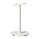 Forza White Round Medium Cast Iron Table Base