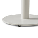Forza White Round Medium Cast Iron Table Base