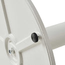 Forza White Round Medium Cast Iron Table Base