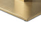 Cava Square Champagne Gold Table Base - Medium