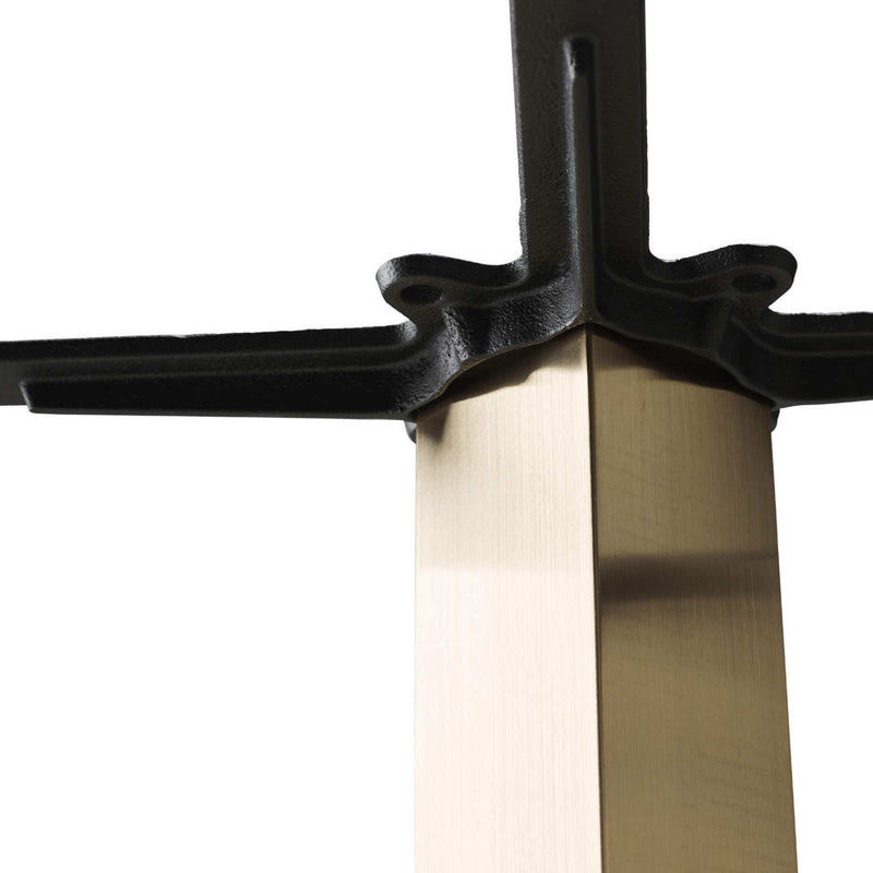 Cava Square Champagne Gold Table Base - Medium