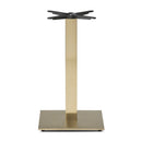 Cava Square Champagne Gold Table Base - Medium