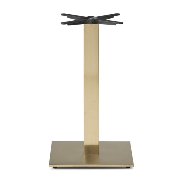 Cava Square Champagne Gold Table Base - Medium