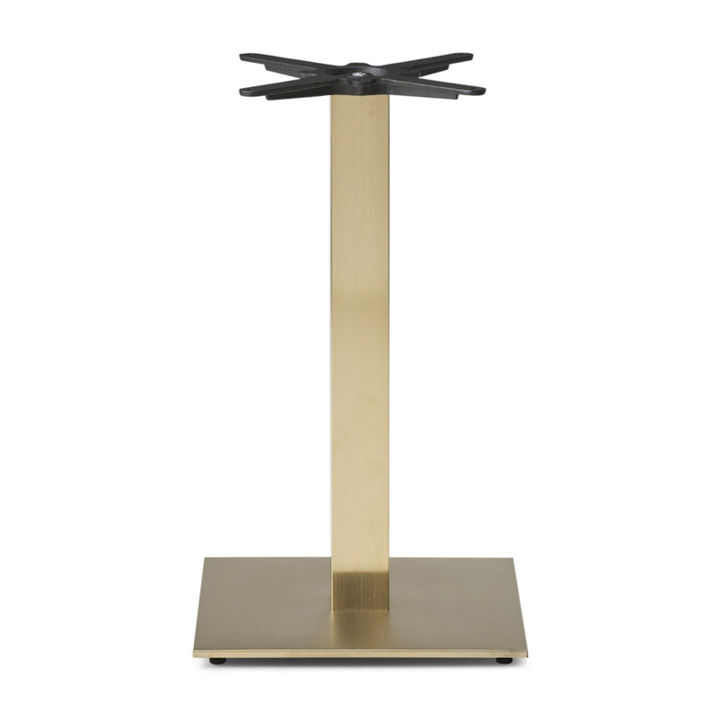 Cava Square Champagne Gold Table Base - Medium