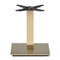 Cava Square Champagne Gold Table Base - Medium