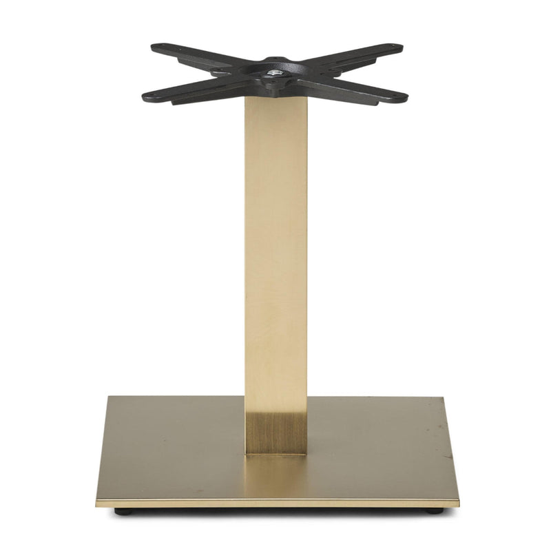 Cava Square Champagne Gold Table Base - Medium