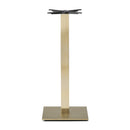 Cava Square Champagne Gold Table Base - Medium