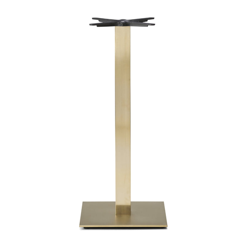 Cava Square Champagne Gold Table Base - Medium