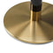 Cava Round Black and Gold Table Base - Large