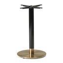 Cava Round Black and Gold Table Base - Medium