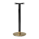 Cava Round Black and Gold Table Base - Medium