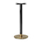 Cava Round Black and Gold Table Base - Medium