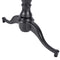Queen Anne Twin Leg Pedestal Ornate Black Cast Iron Table Base