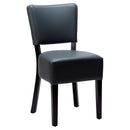 Alto Faux Leather Side Chair - Black