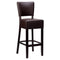 Alto Faux Leather Bar Stool - Wenge