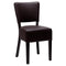 Alto Faux Leather Side Chair - Wenge