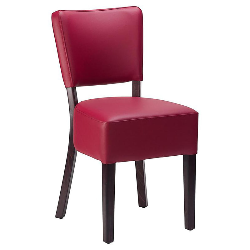 Alto Faux Leather Side Chair - Wenge
