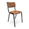 Derby Industrial Side Chair - Faux Leather