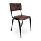 Derby Industrial Side Chair - Faux Leather