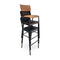 Derby Industrial Bar Stool - Faux Leather