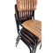 Derby Industrial Bar Stool - Faux Leather