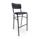 Derby Industrial Bar Stool - Faux Leather